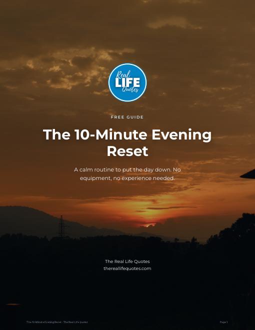 The 10-Minute Evening Reset cover