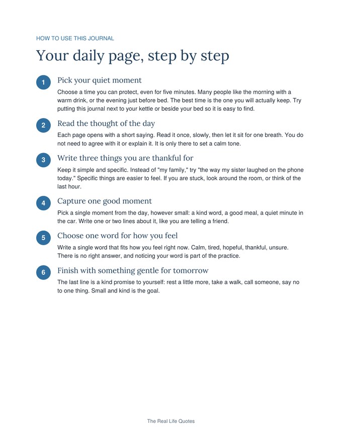 Sample page: How to use it